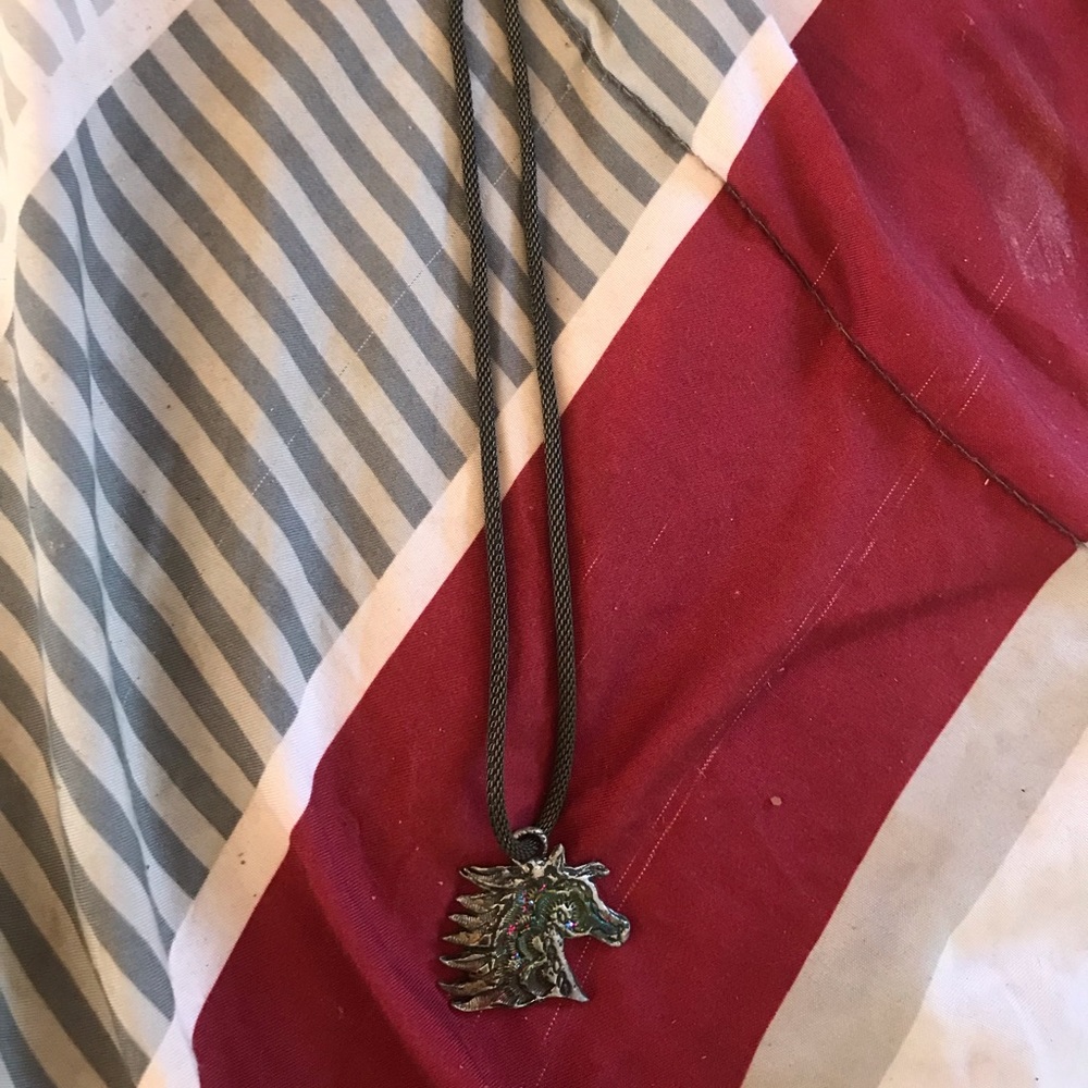 Horse head necklace